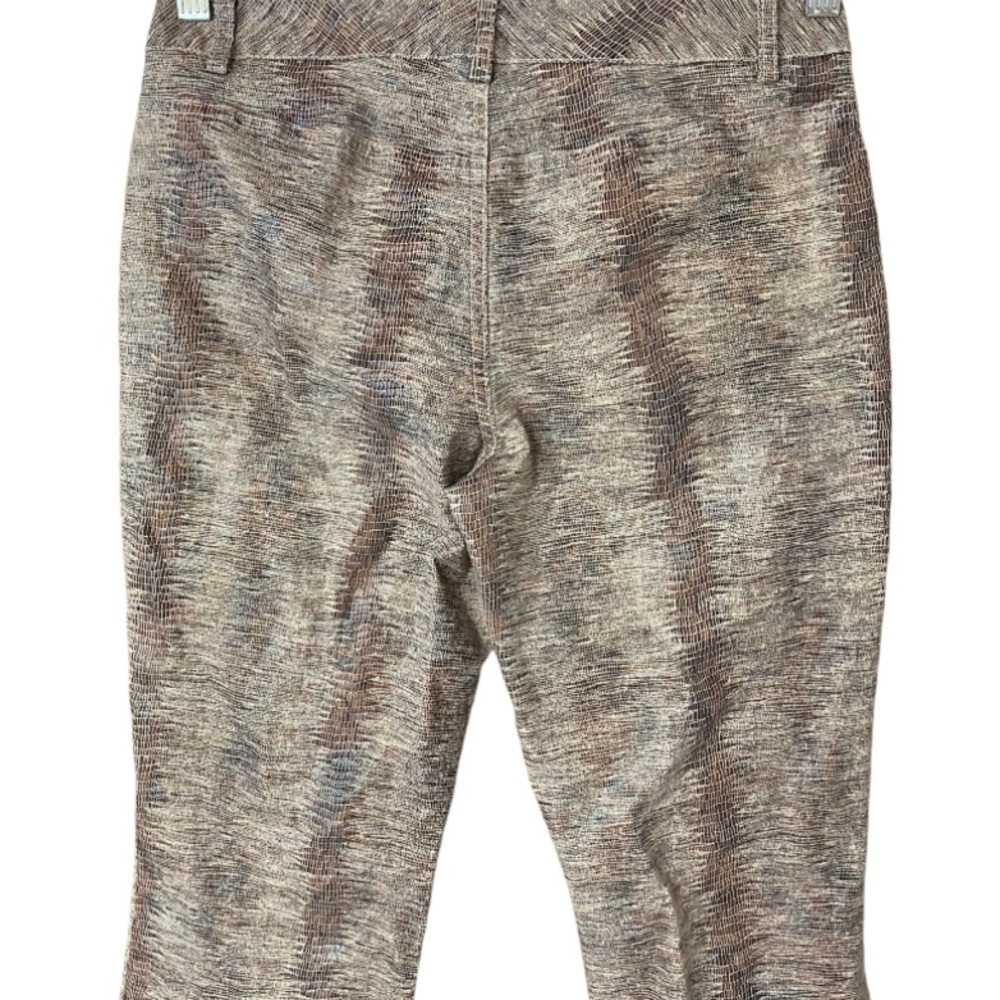 Express Jeans snakeskin print stretch pant 3/4 - Picture 7 of 8